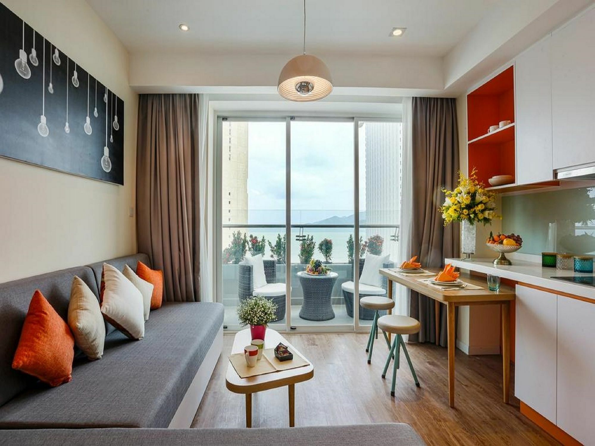 Atlantica Balcony Ocean View Serviced Apartment Нячанг Екстер'єр фото