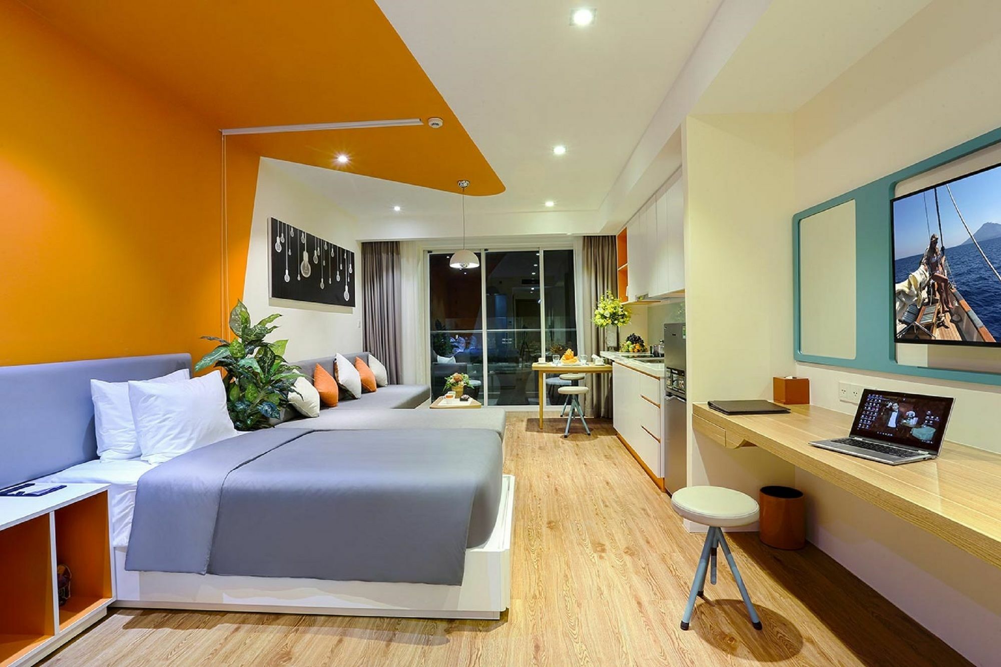 Atlantica Balcony Ocean View Serviced Apartment Нячанг Екстер'єр фото