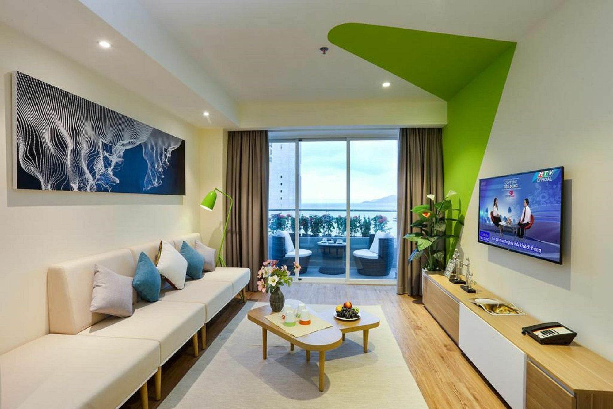 Atlantica Balcony Ocean View Serviced Apartment Нячанг Екстер'єр фото